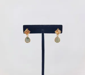 Layered Labradorite Earrings