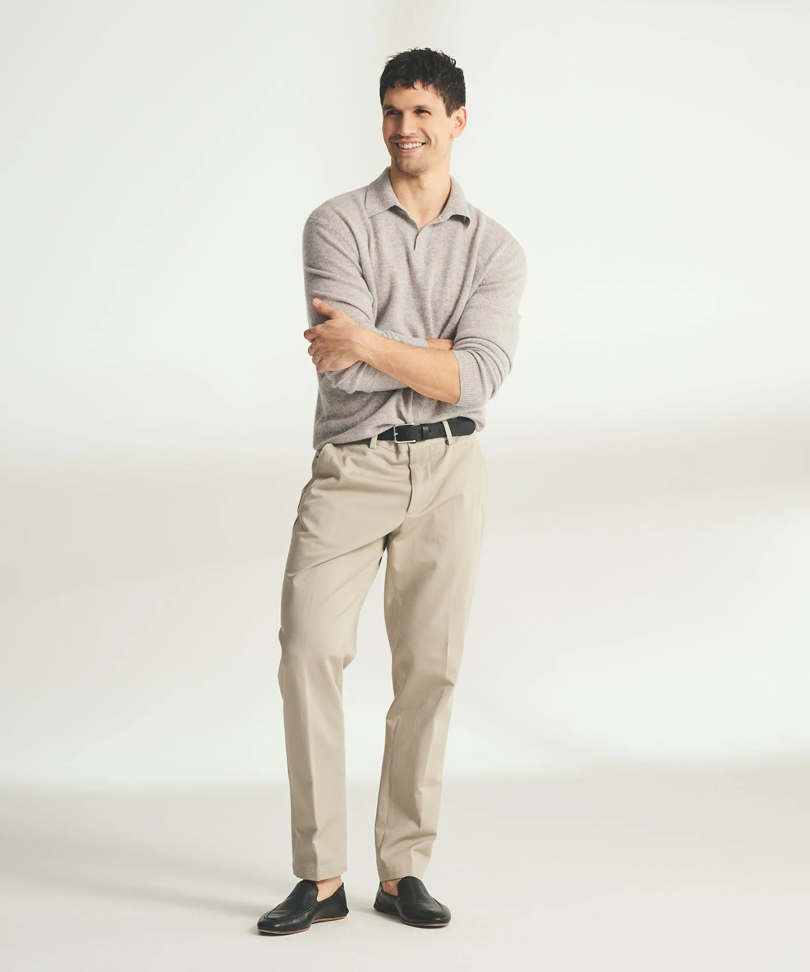 Lightweight Cashmere Relaxed Polo