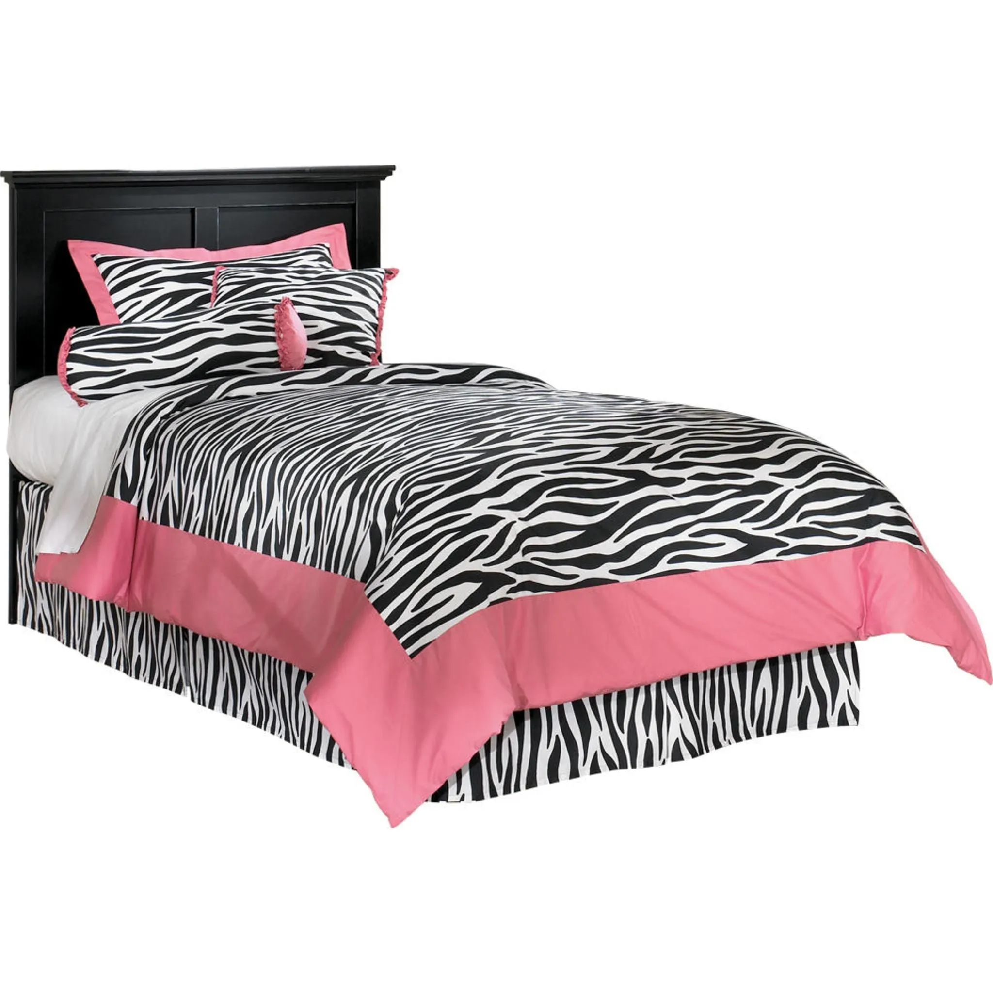 Maribel Panel Headboard - Black