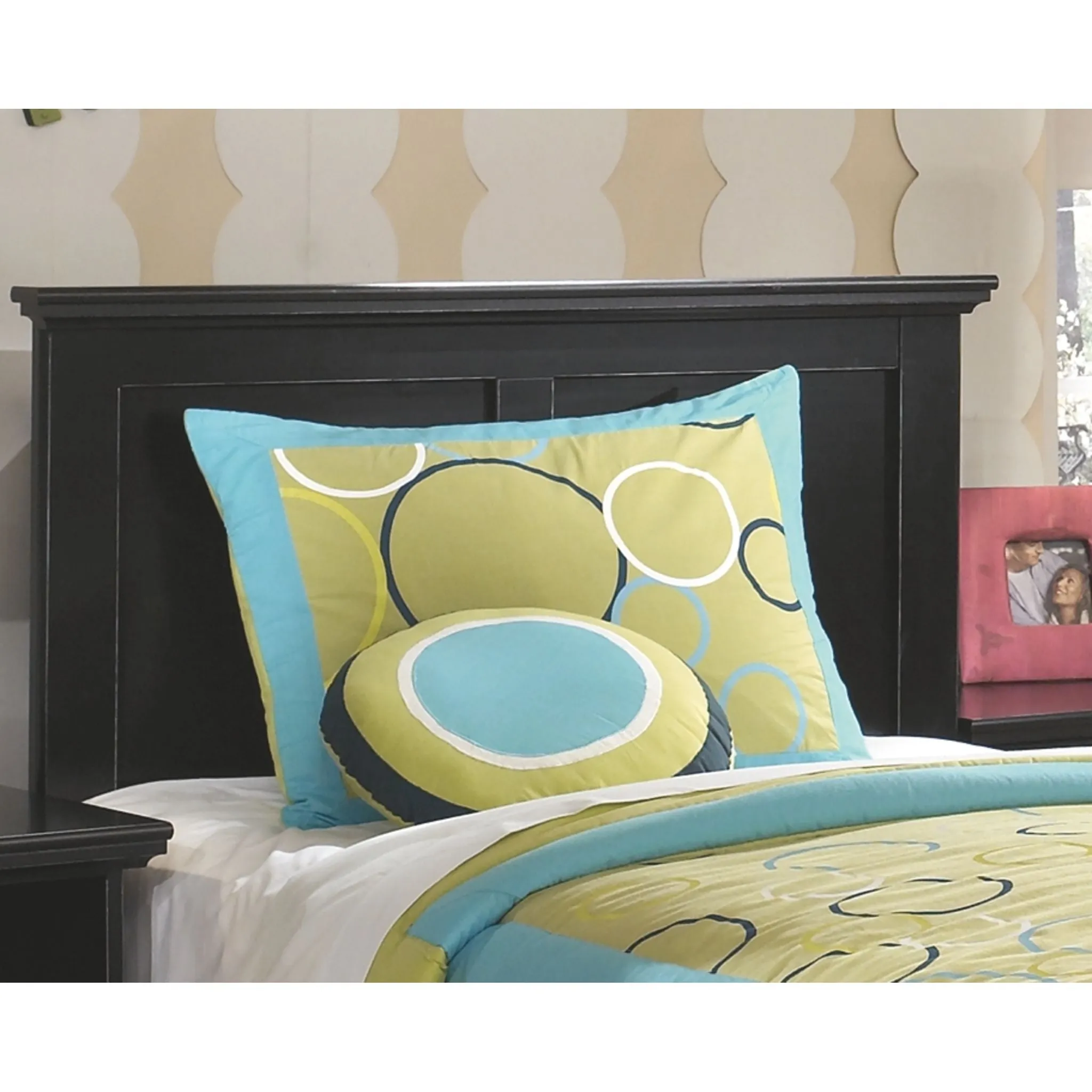 Maribel Panel Headboard - Black