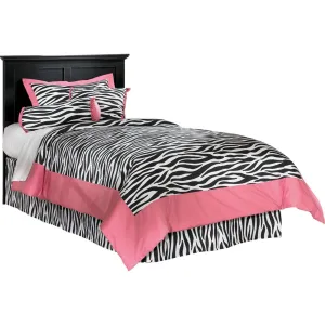 Maribel Panel Headboard - Black