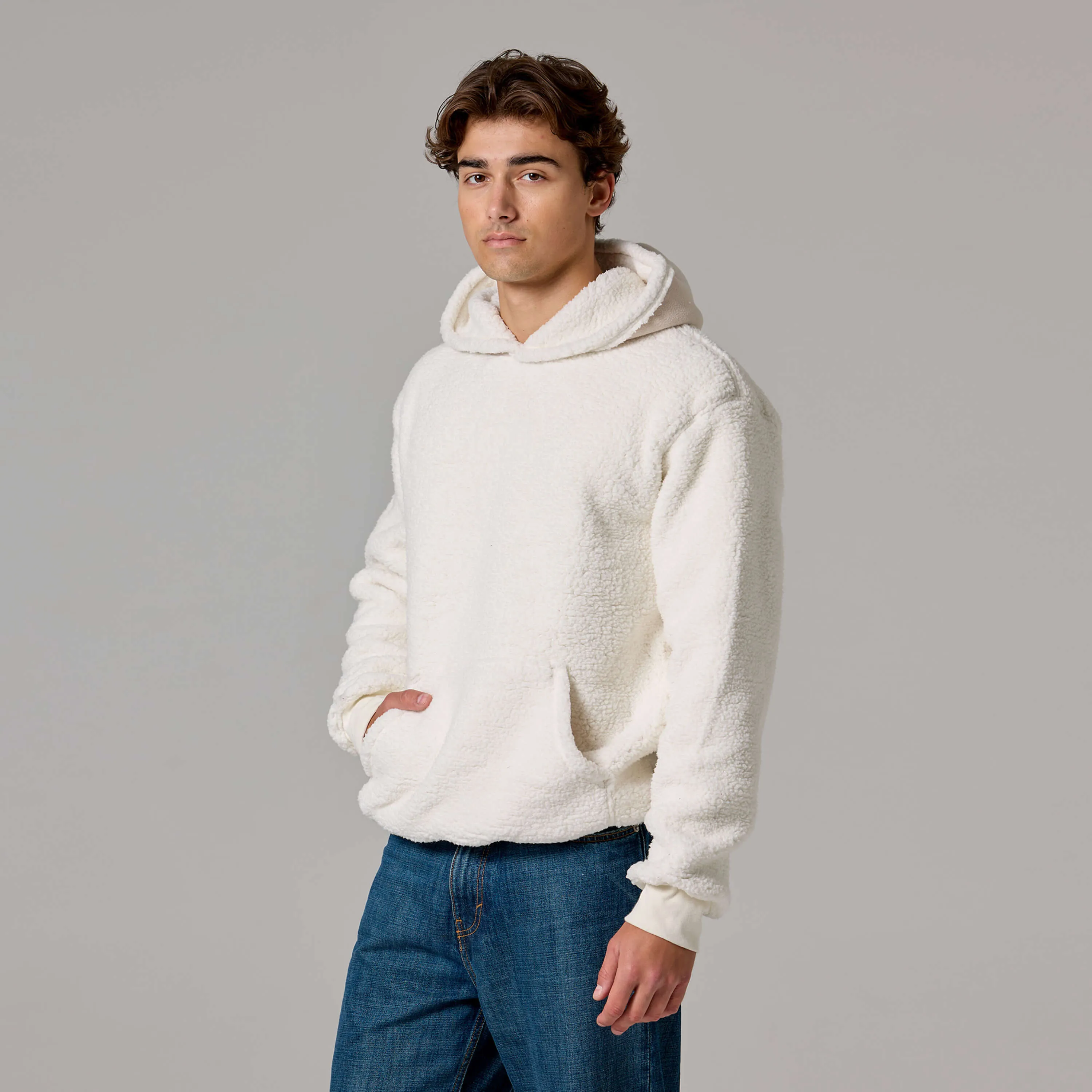 MENS SHERPA HOODIE