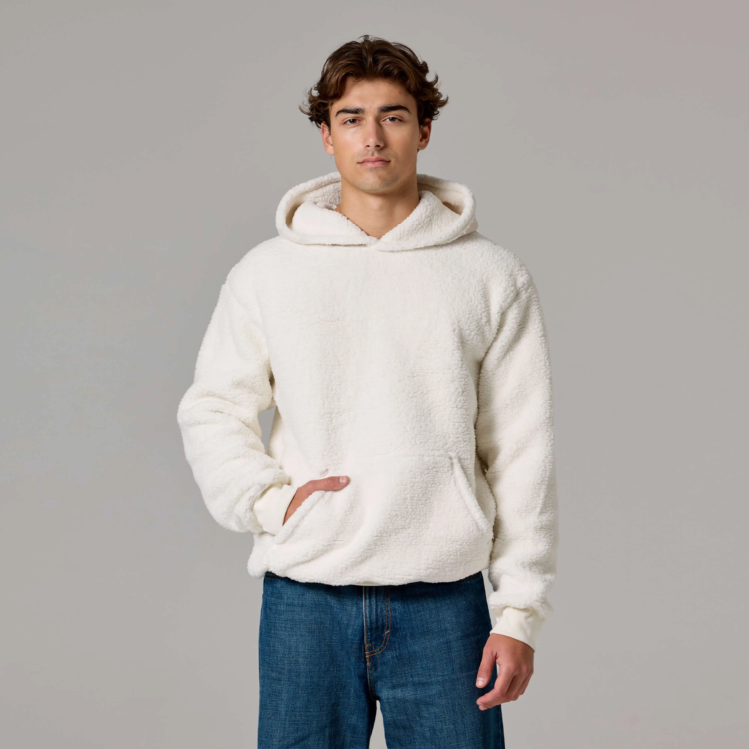 MENS SHERPA HOODIE