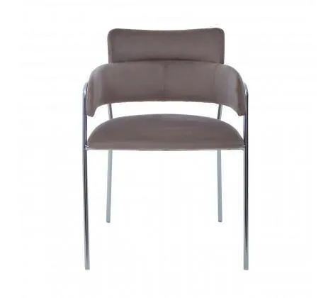 Mink Velvet Dining Chair