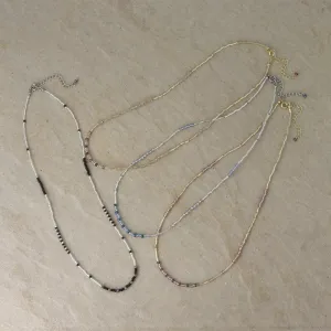 Mixed Bead Short Necklace