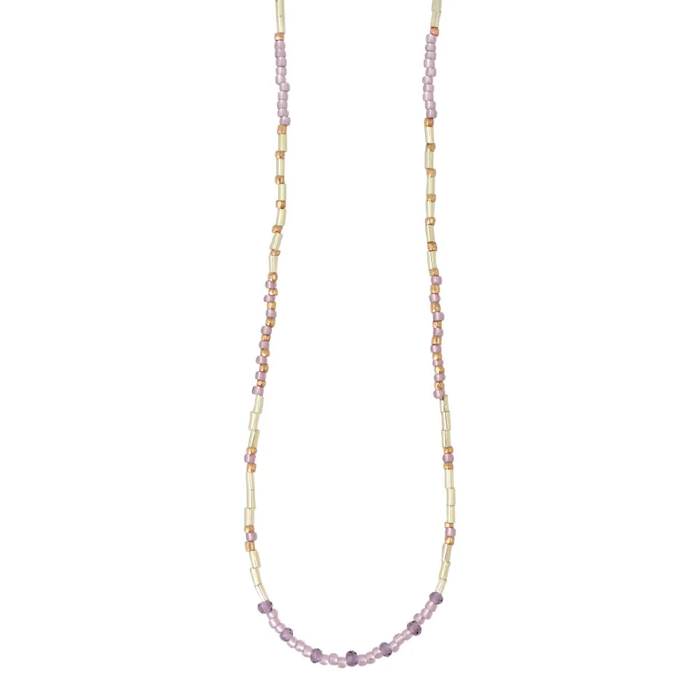 Mixed Bead Short Necklace