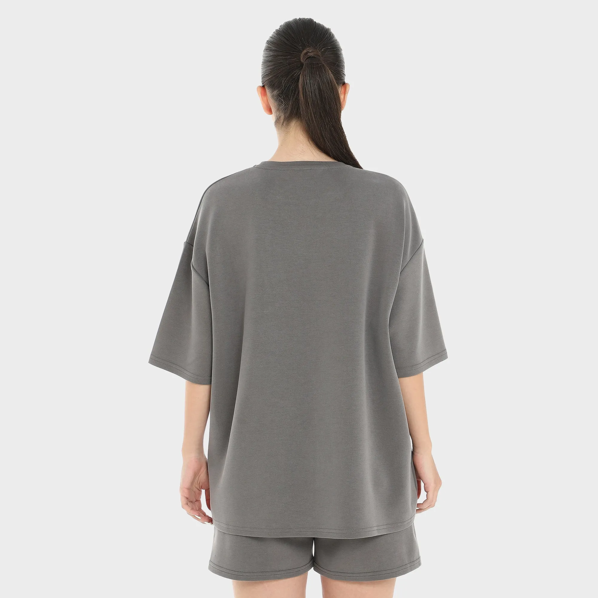 Premium Oversized T-shirt For Women - Grey