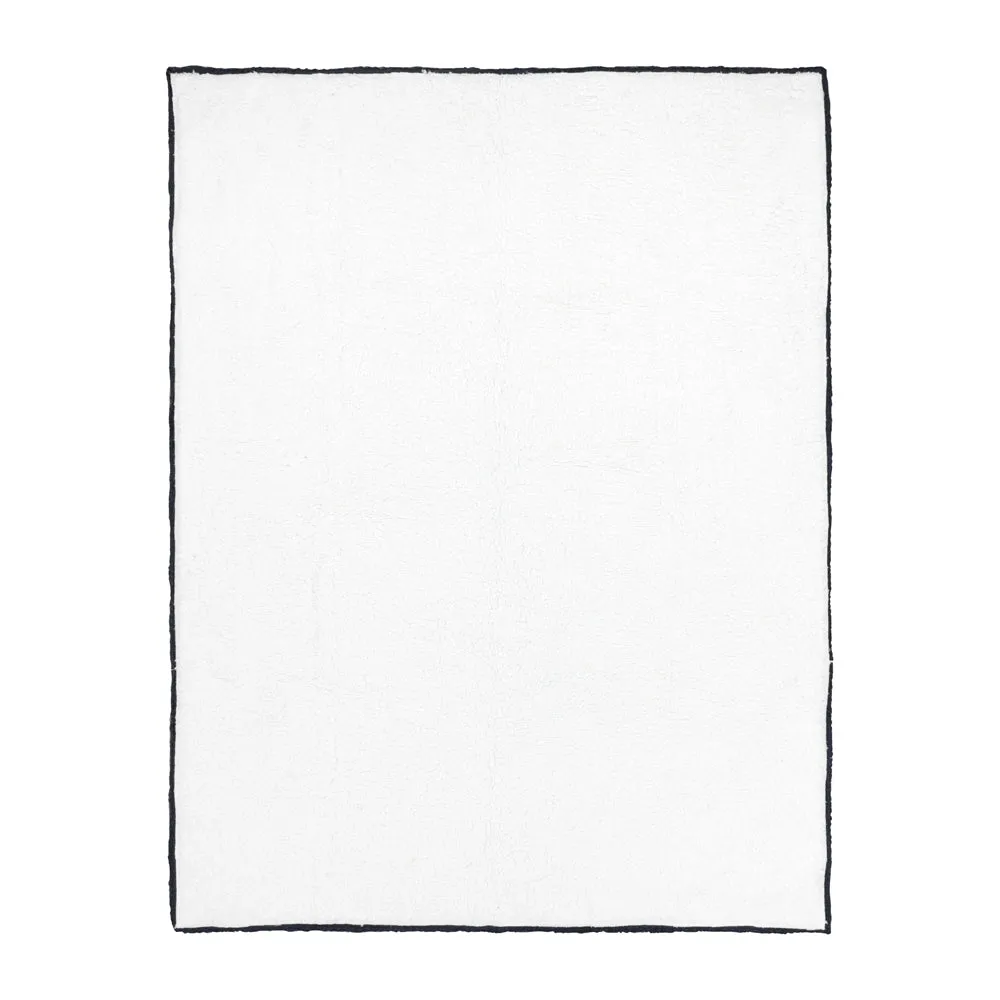 Ronan Sherpa Throw Ink
