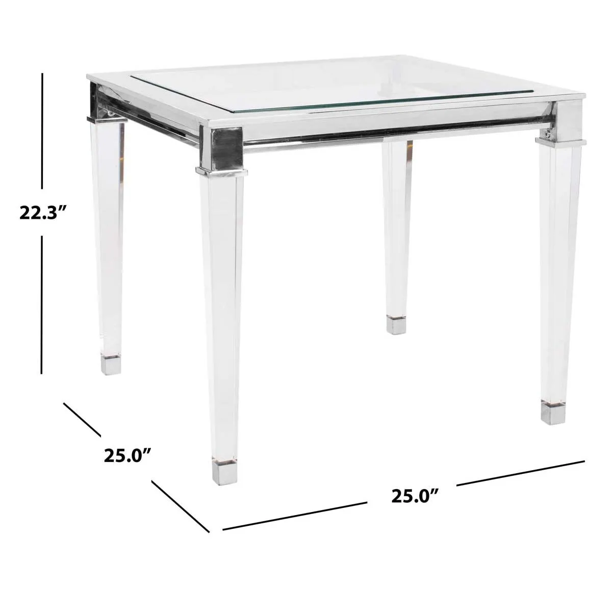 Safavieh Couture Charleston Acrylic End Table, SFV2513