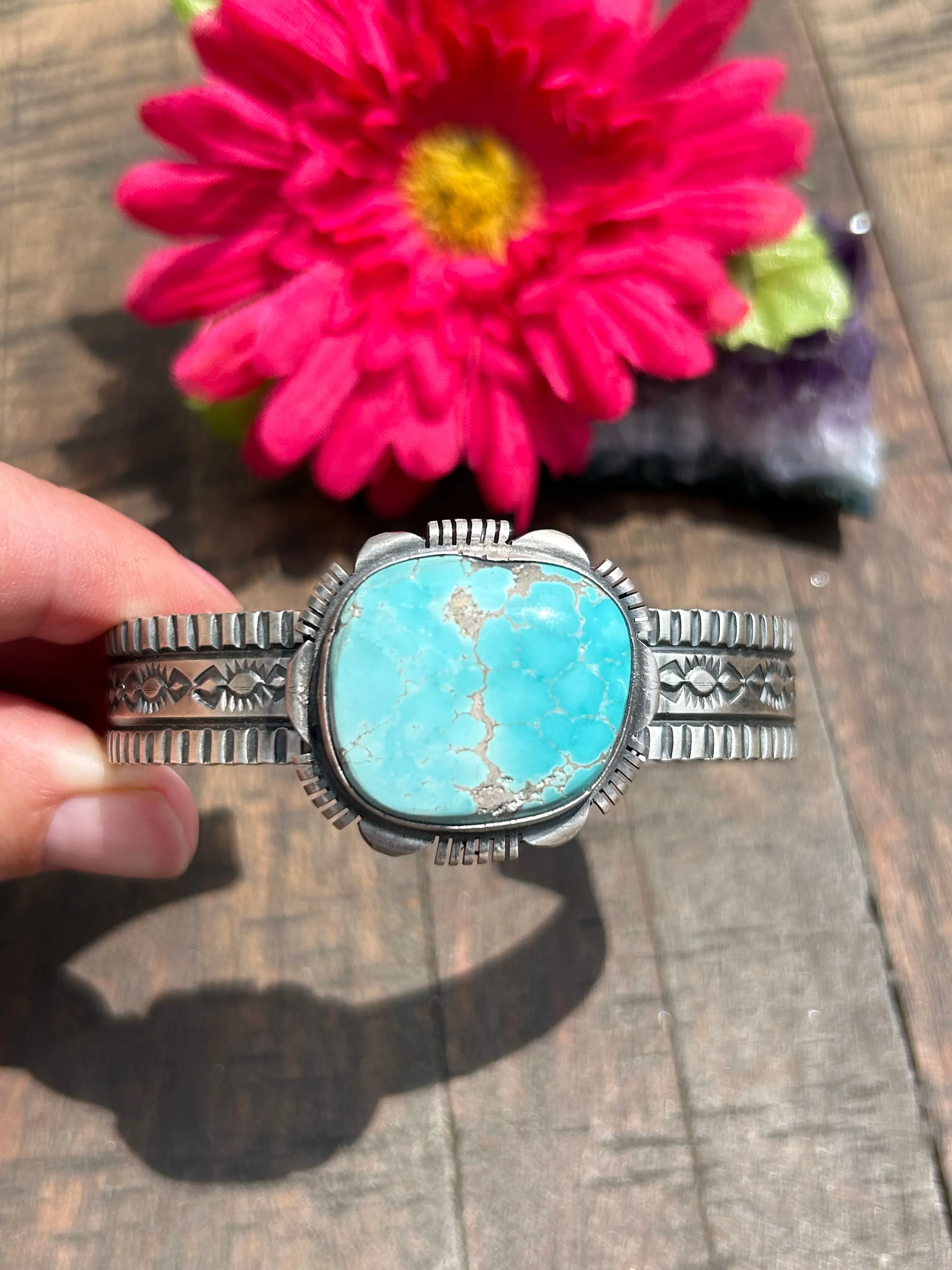 Single Stone Kingman Cuff- B