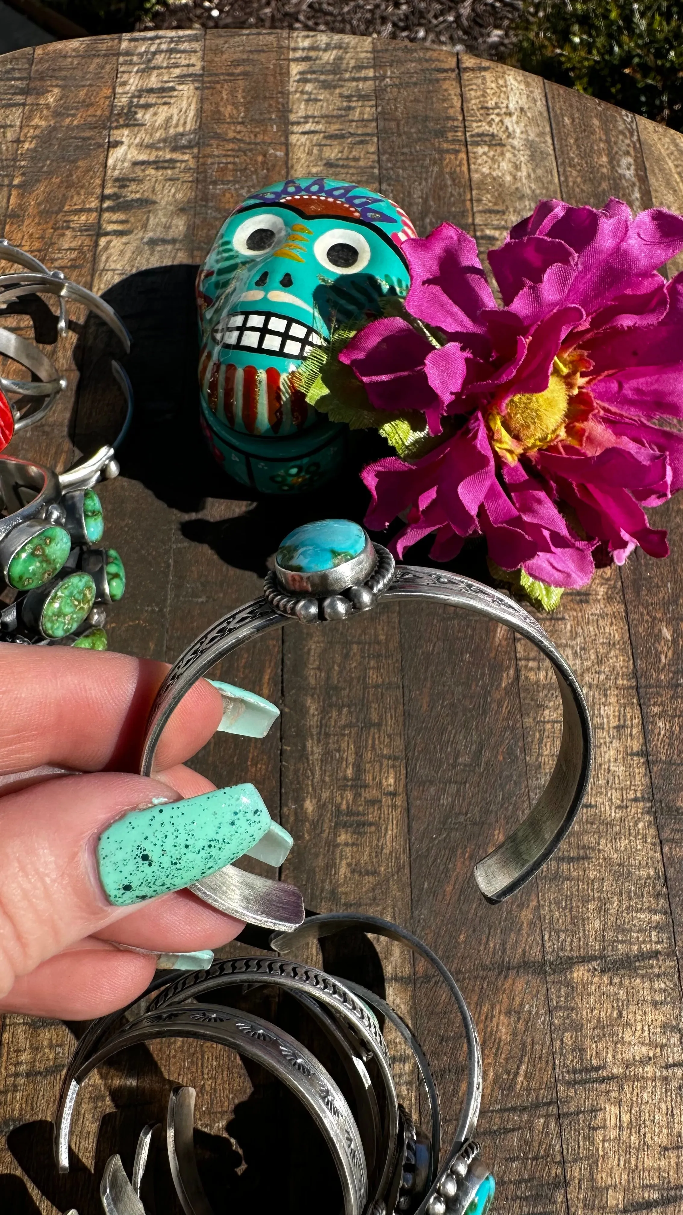 Sonoran Stamped Cuff #3