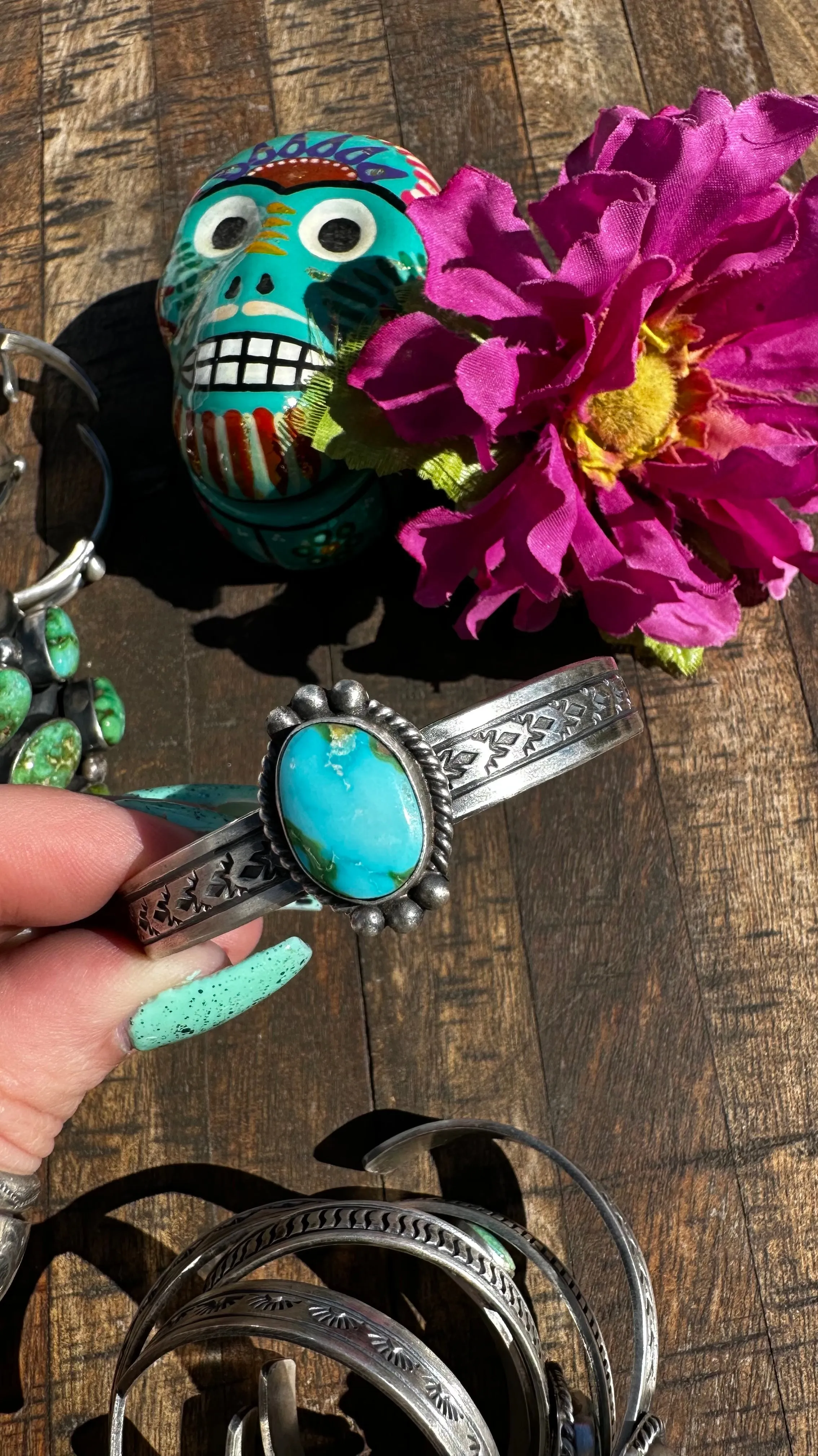 Sonoran Stamped Cuff #3