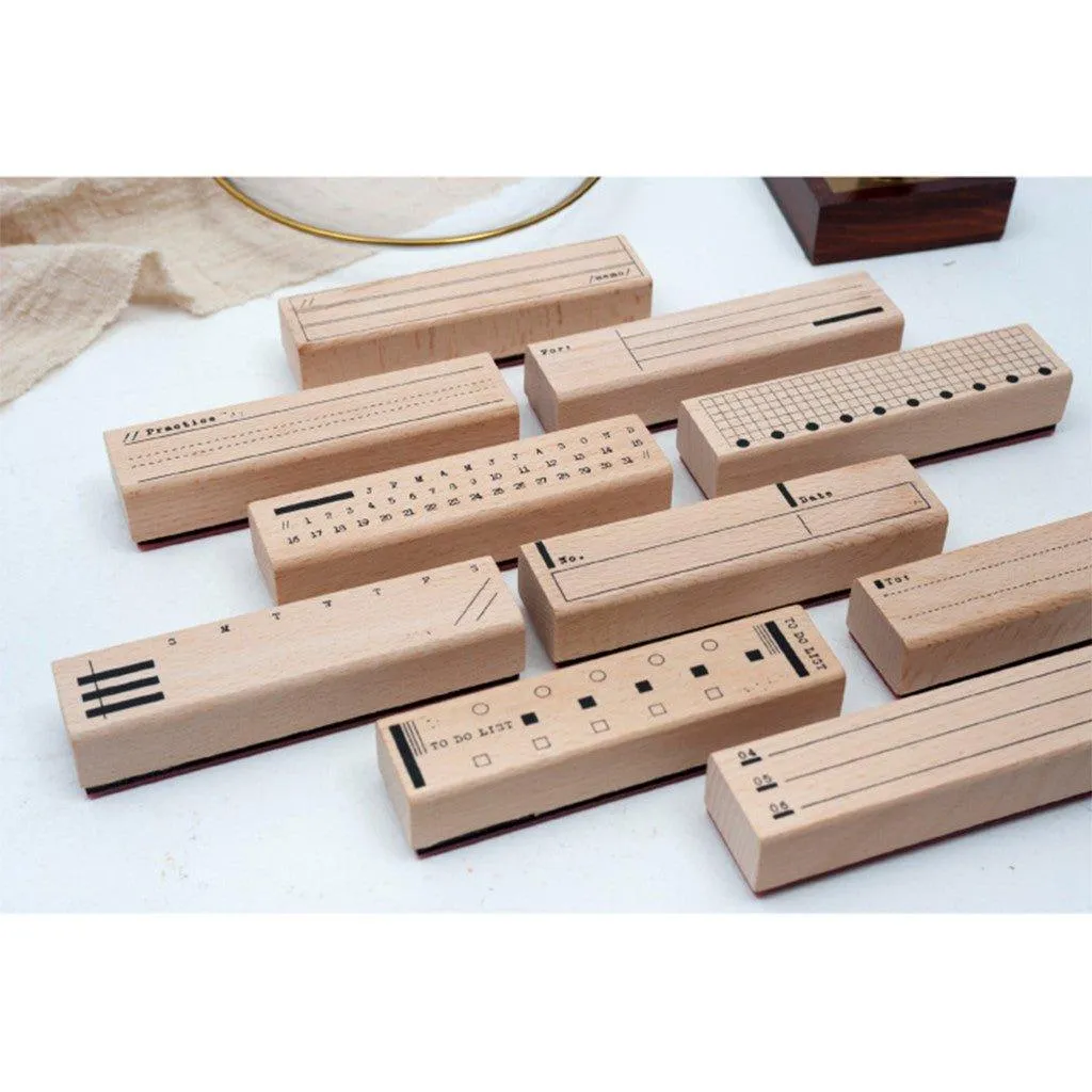 Strangeland Functional Stamp Evolving Memory Wooden Stamp Stamp List Memo NP-H7TYI-601