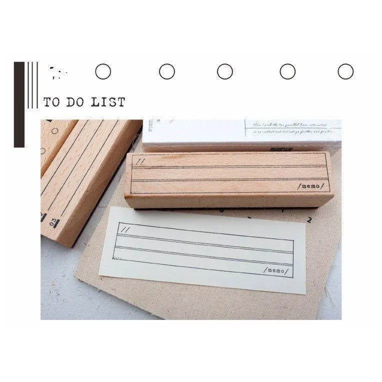 Strangeland Functional Stamp Evolving Memory Wooden Stamp Stamp List Memo NP-H7TYI-601