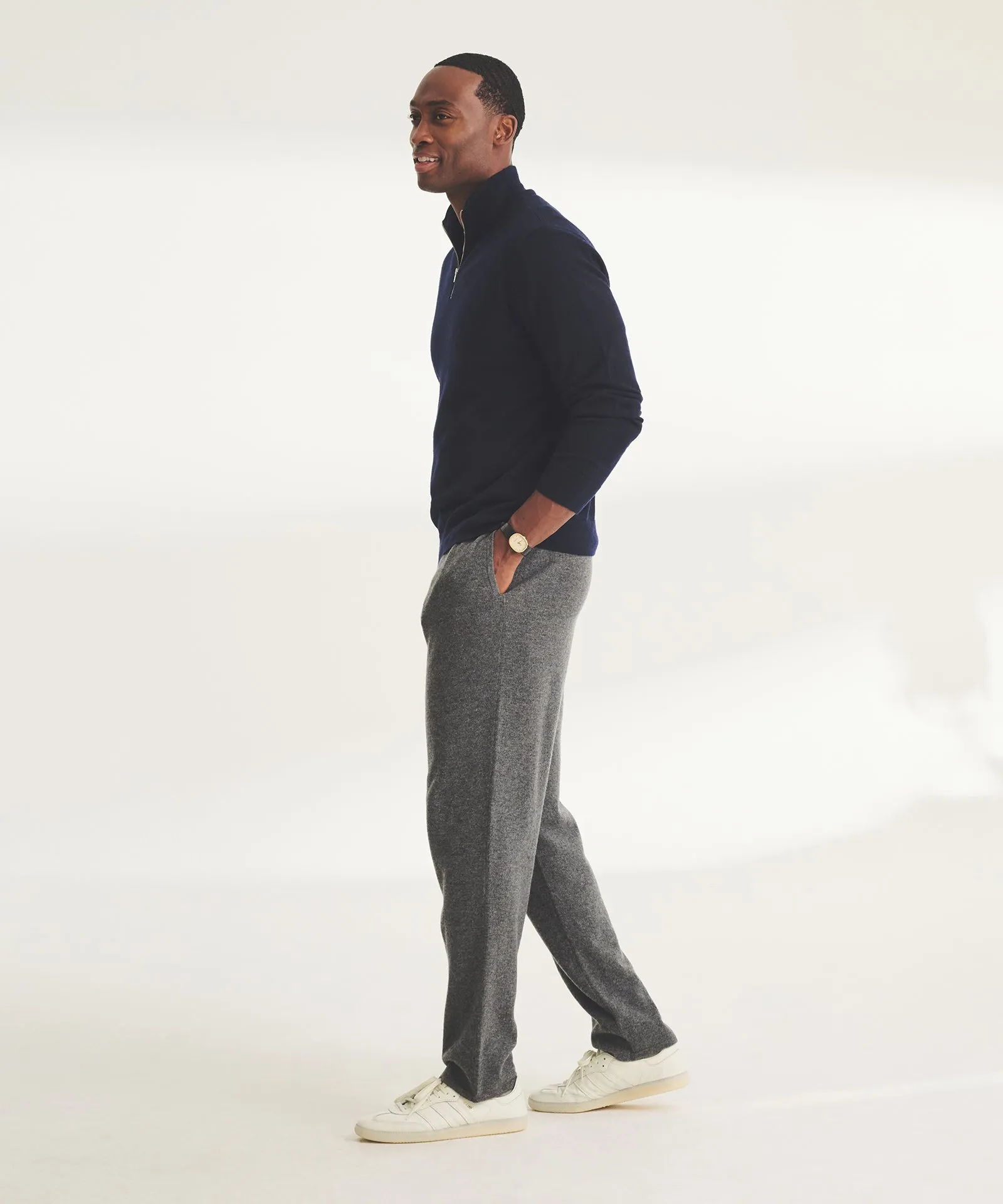 Super Fine Cashmere Quarter Zip