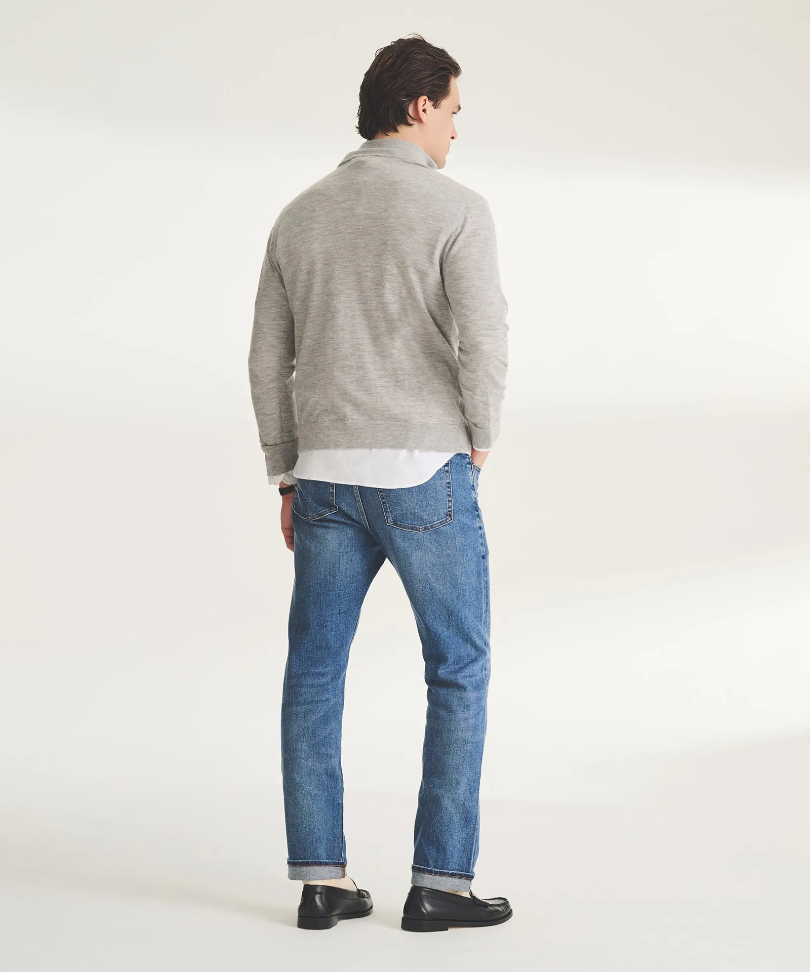 Super Fine Cashmere Quarter Zip