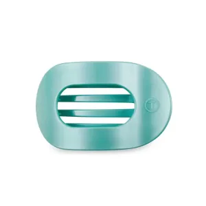 Totally Turquoise Round Flat Hair Clip
