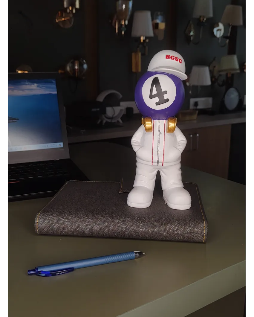 Unique Billiards Resin Table Sculpture | 9 x 4 x 3 inches