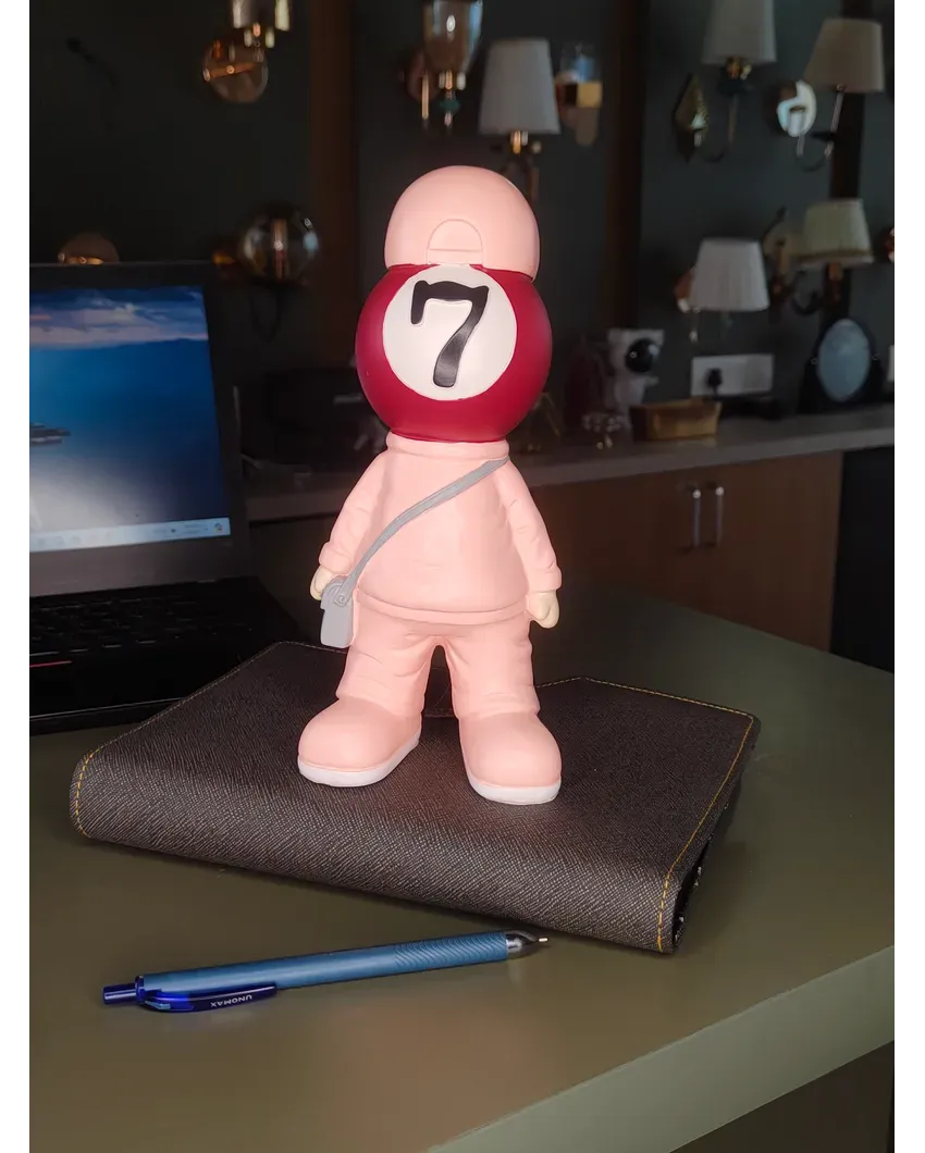 Unique Billiards Resin Table Sculpture | 9 x 4 x 3 inches