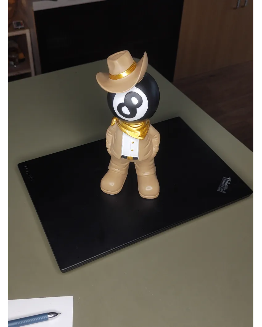 Unique Billiards Resin Table Sculpture | 9 x 4 x 3 inches
