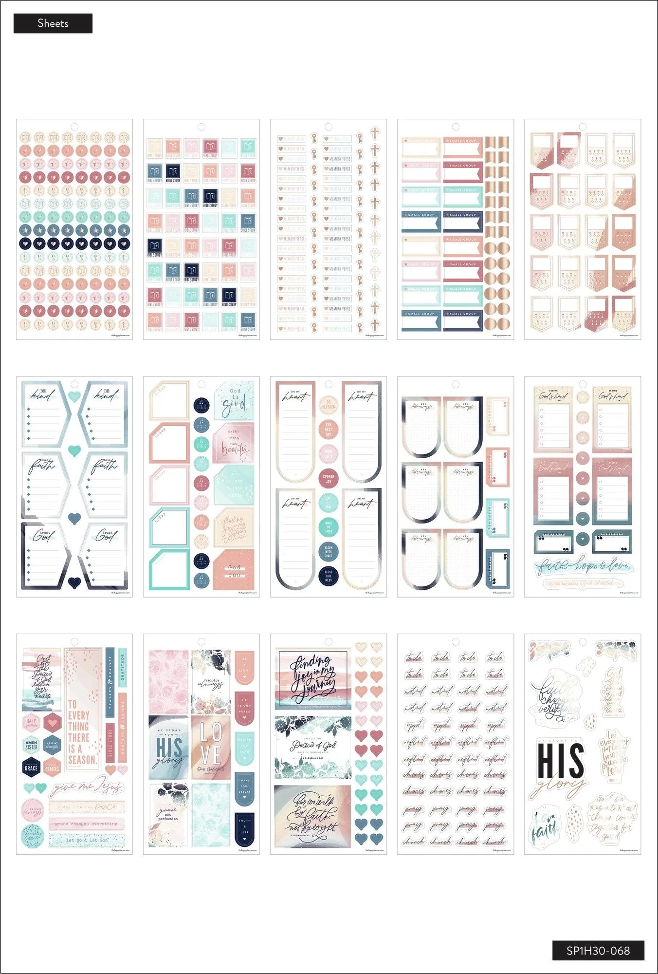 Value Pack Stickers - Praise The Lord