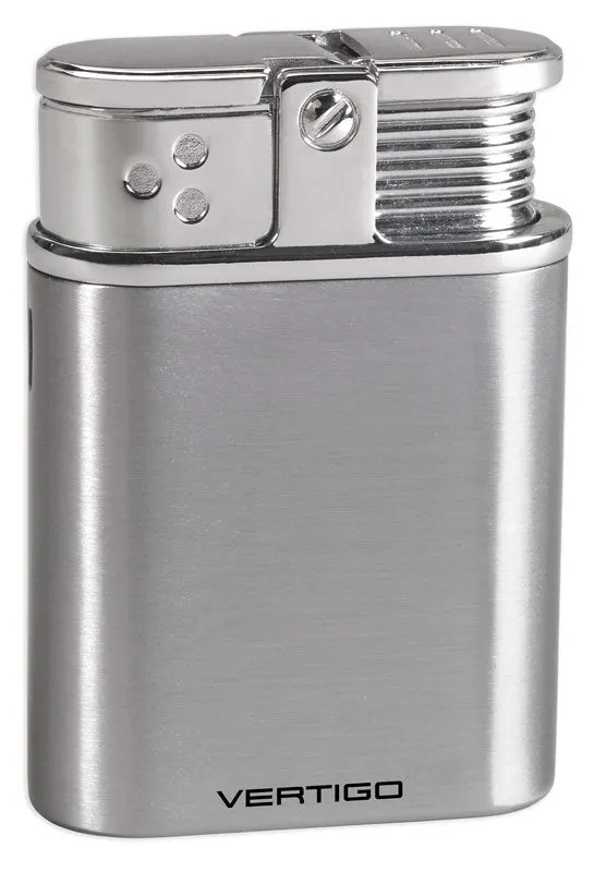 Vertigo Stealth Table Lighter - Brushed Chrome
