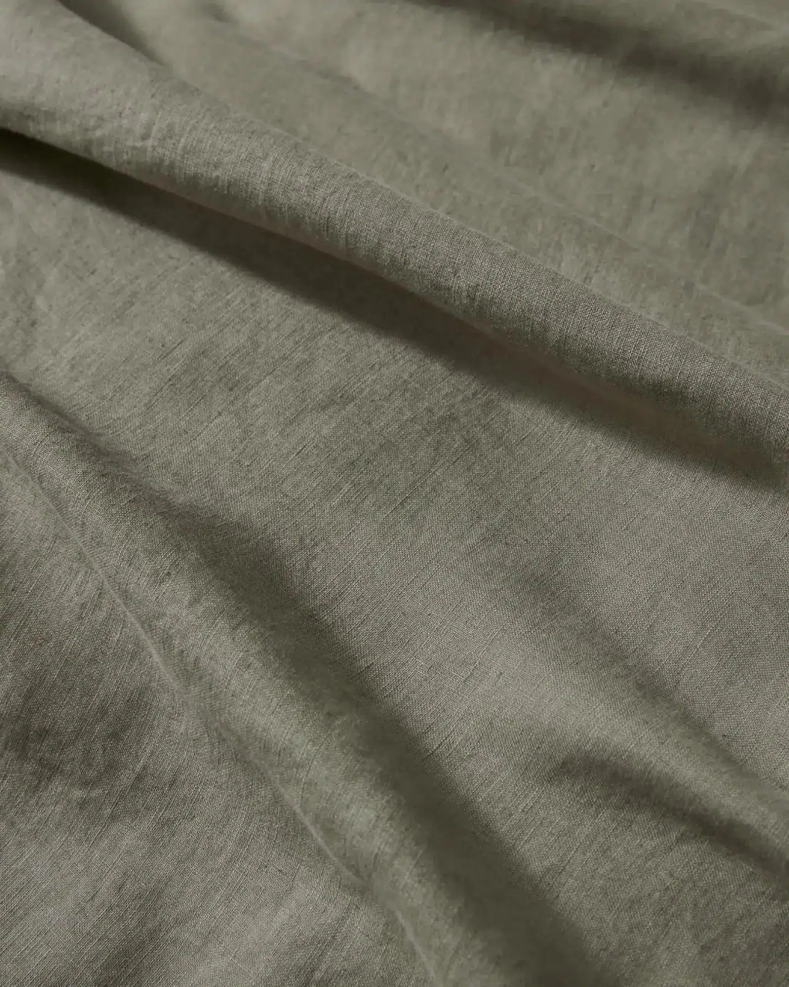 Weave Ravello Linen Flat Sheet - Caper