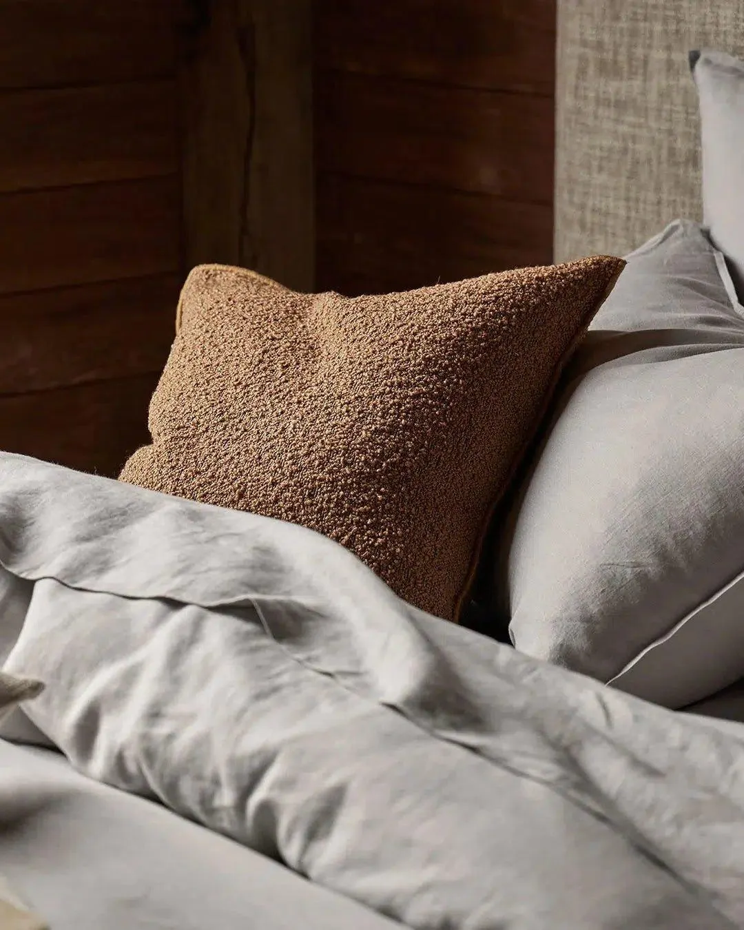 Weave Ravello Linen Flat Sheet - Silver