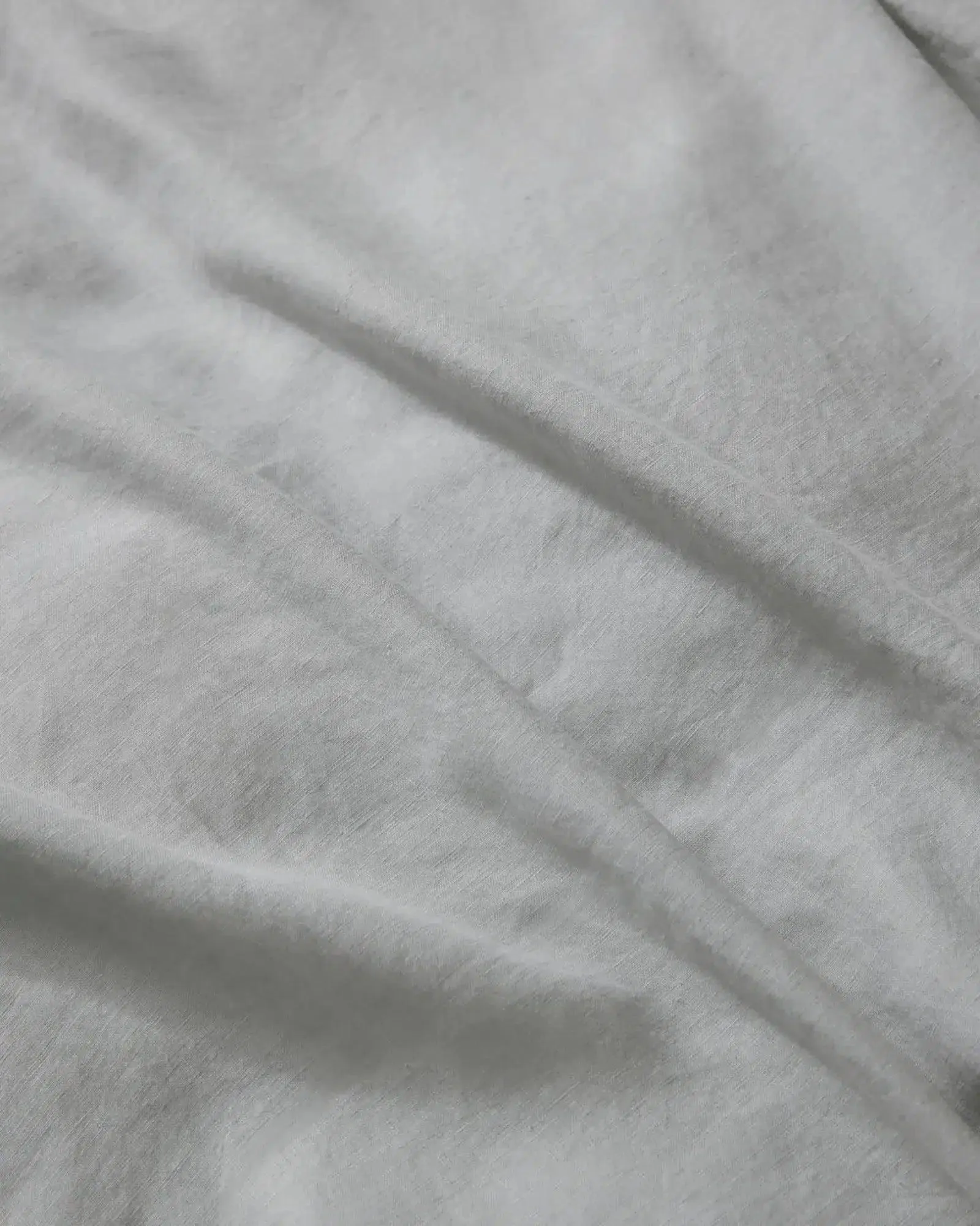 Weave Ravello Linen Flat Sheet - Silver